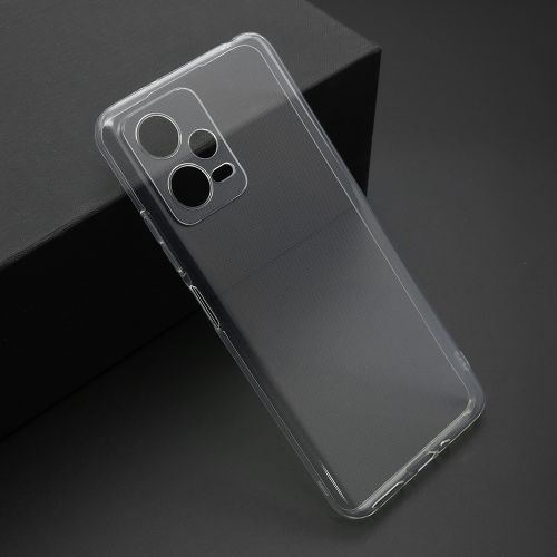 Futrola ultra tanki PROTECT silikon za Xiaomi Redmi Note 12 Pro 5G providna (bela) (MS).