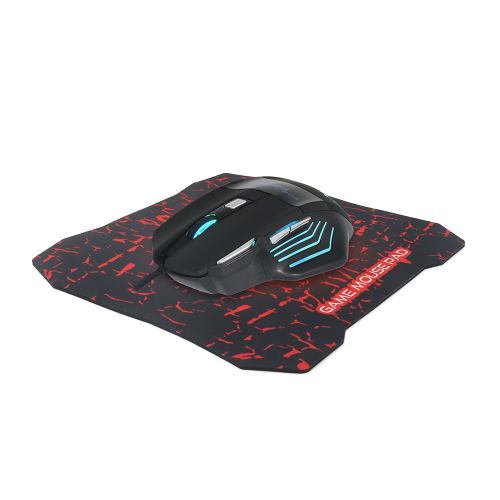 Gejmerski SET 2u1 (mis zicni i podloga za mis) crni MP1+G2 BANDA (MS).