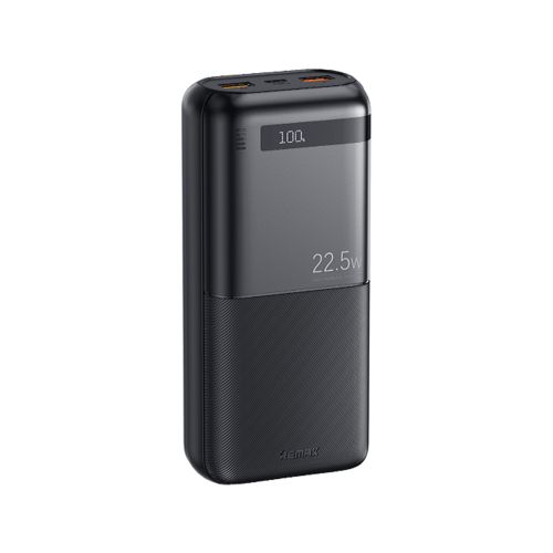 Power Bank baterija REMAX Piloteer 20W PD+22.5W QC 20000mAh RPP-72 crni (MS).