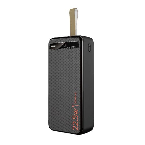 Power Bank baterija Moxom MX-PB156 fast charging 30000mAh SCP22.5W+ PD20W 3A crni (MS).