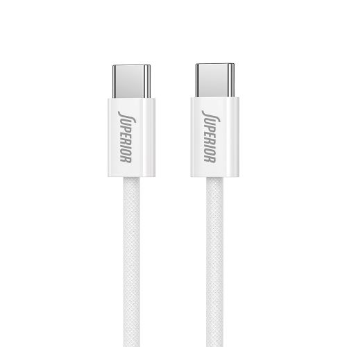 USB data kabl Superior SU-K1025 Type C na Type C 60W 1m beli (MS).