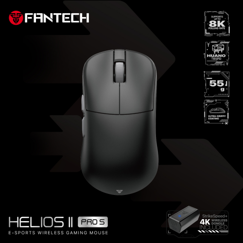 Mis Wireless Gaming Fantech XD3 (V3) PRO 8K Helios II crni sa ACM03 (dongle).