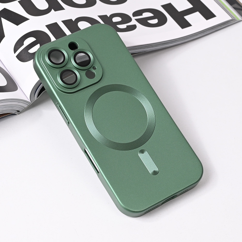 Futrola Magsafe Chrome za iPhone 16 Pro zelena.