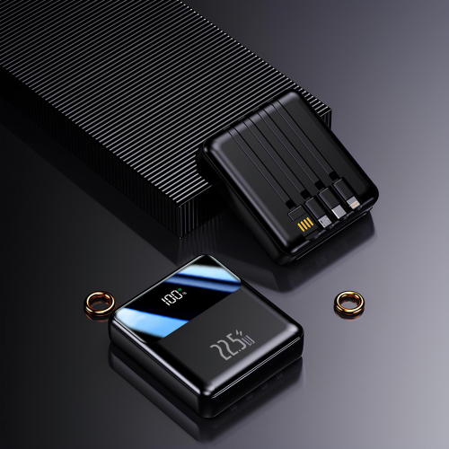 Power Bank baterija prenosiva baterija Oxpower PDC10 10000mAh crna.