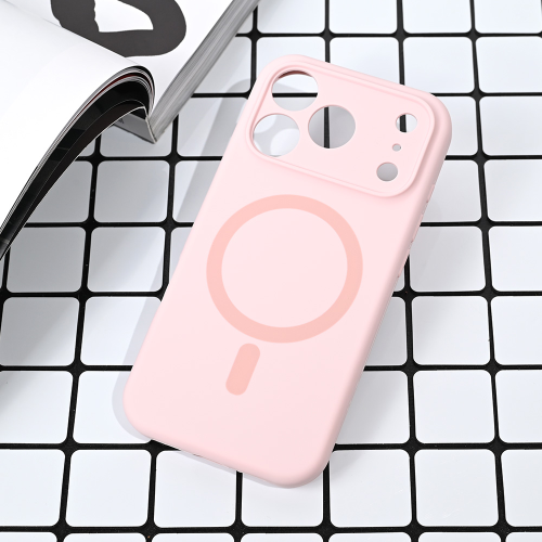 Futrola Magsafe Pure color za iPhone 17 Pro roze.