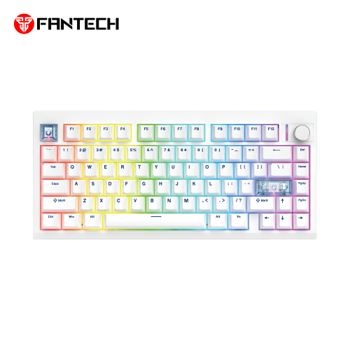 Tastatura Mehanicka Gaming Fantech MK921 Maxfit 8 Wireless white white switch.