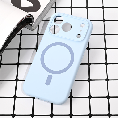 Futrola Magsafe Pure color za iPhone 17 Pro svetlo plava.