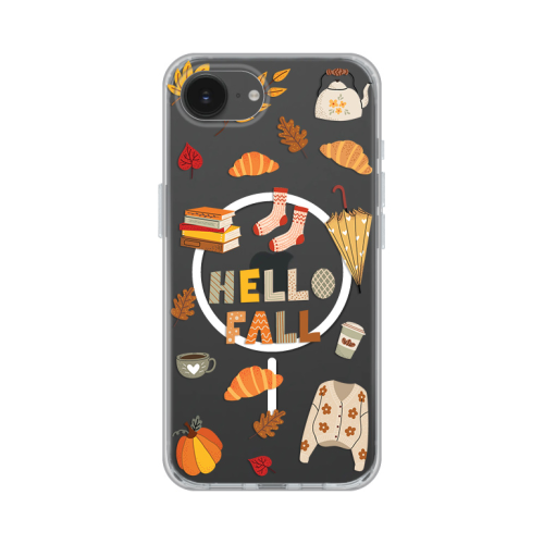 Futrola print Magsafe za iPhone 16e Hello Fall.