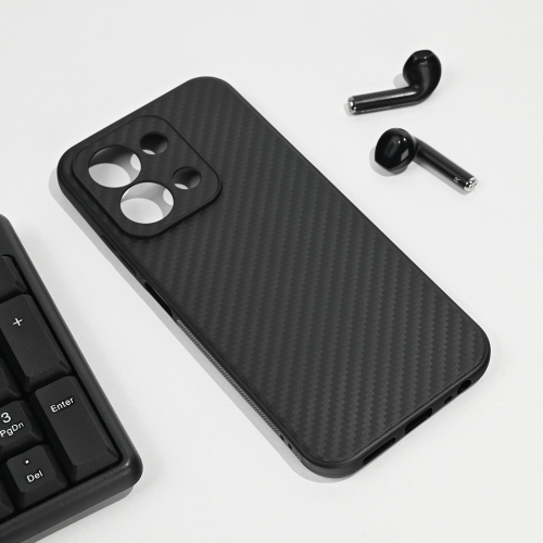 Futrola Carbon fiber za Xiaomi Redmi 15C 4G EU 173mm crna.