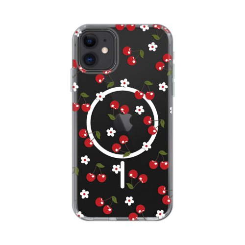 Futrola print Magsafe za iPhone 11 6.1 Cute Cherries.