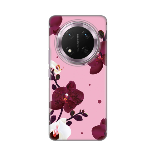 Silikonska futrola print Skin za Huawei Honor Magic 7 lite Pink Orchid.