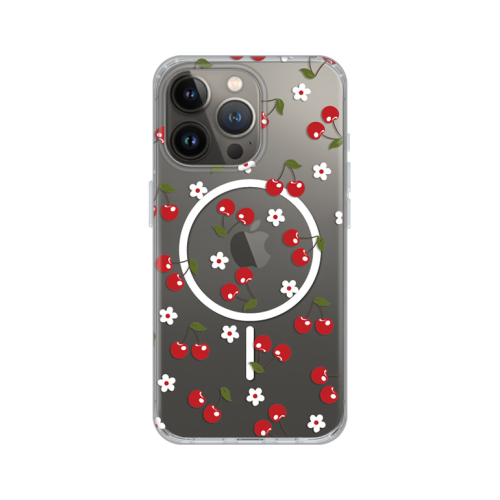 Futrola print Magsafe za iPhone 13 Pro Cute Cherries.