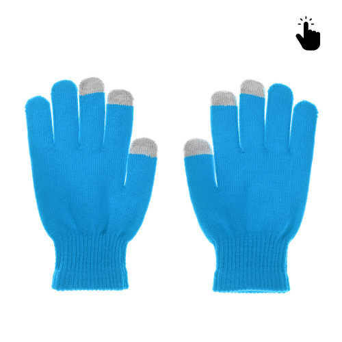 Rukavice za touchscreen RY M (22cm) plave.