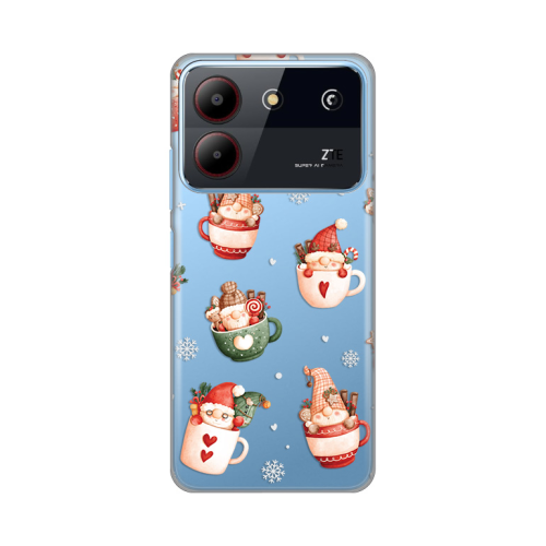 Silikonska futrola print za ZTE Blade A54 Ho Ho Ho.