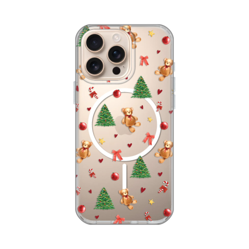 Futrola print Magsafe za iPhone 16 Pro Max 6.9 Merry Bear.