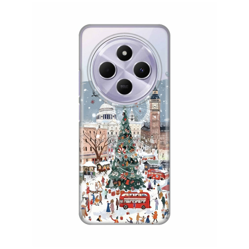 Silikonska futrola print Skin za Xiaomi Redmi 14C/Redmi A4 Christmas Town.