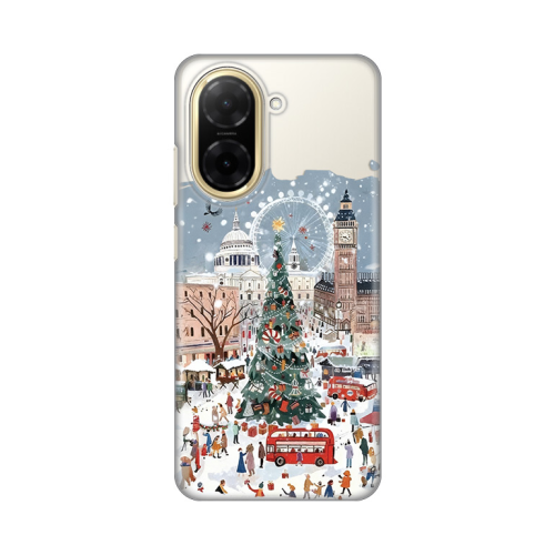Silikonska futrola print Skin za Xiaomi Redmi A5(173mm) Christmas Town.