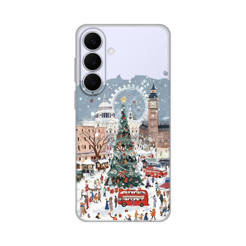 Silikonska futrola print Skin za Samsung S731B Galaxy S25 Fe Christmas Town.