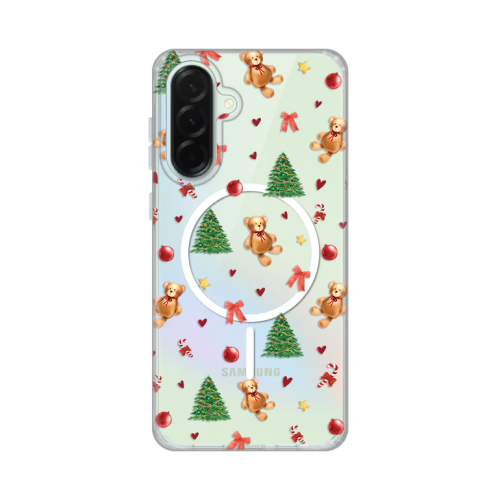 Futrola print Magsafe za Samsung A366 Galaxy A36 5G Merry Bear.