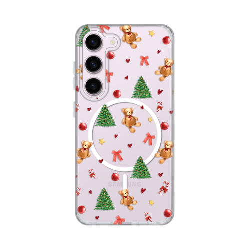Futrola print Magsafe za Samsung S911B Galaxy S23 Merry Bear.