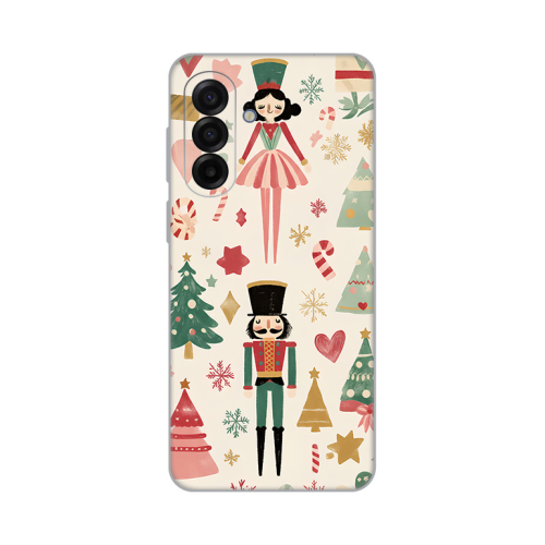 Silikonska futrola print za Samsung A175 Galaxy A17 Vintage Christmas.