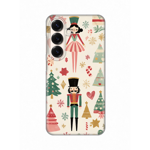 Silikonska futrola print za Samsung S931 Galaxy S25 Vintage Christmas.