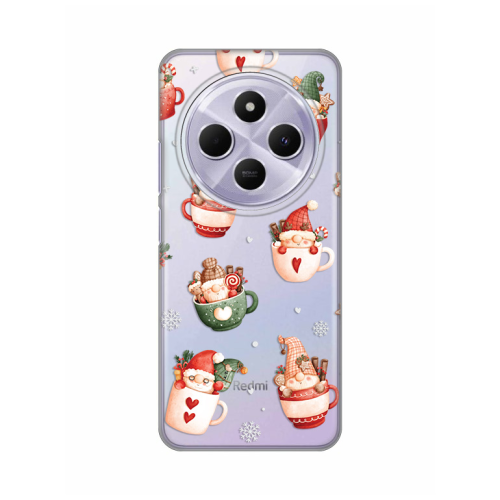 Silikonska futrola print za Xiaomi Redmi 14C/Redmi A4 Ho Ho Ho.