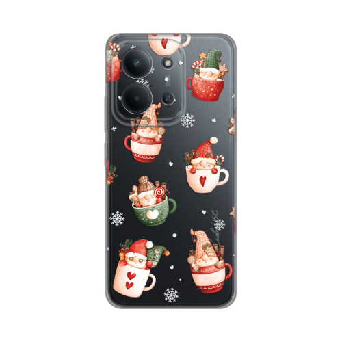 Silikonska futrola print za Xiaomi Redmi 15C 4G Ho Ho Ho.