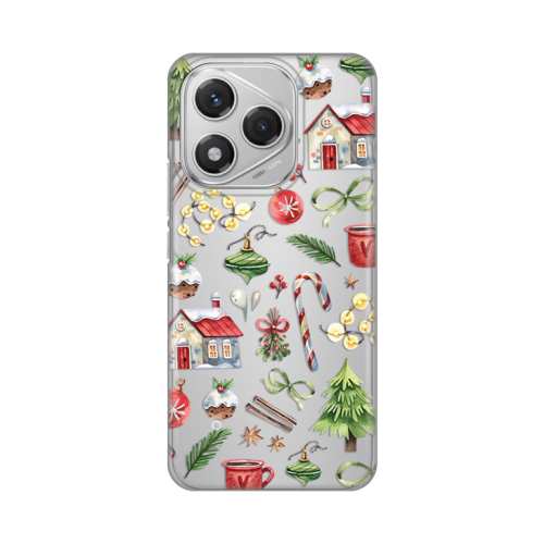 Silikonska futrola print Skin za Huawei Honor 400 Lite Winter Spirit.