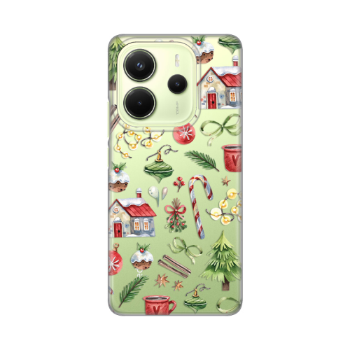 Silikonska futrola print Skin za Xiaomi Redmi Note 14 4G (SRB) Winter Spirit.