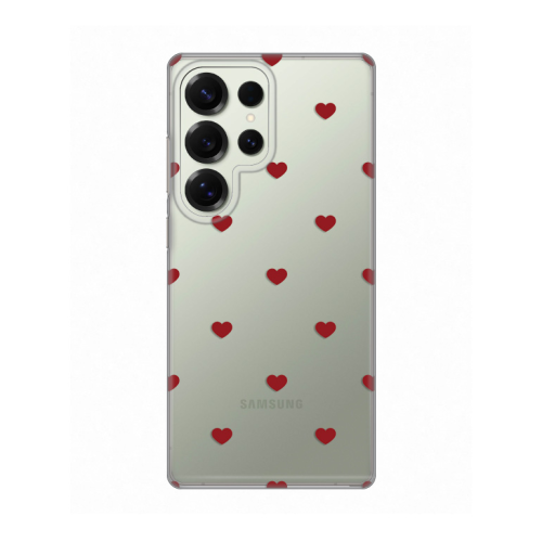Silikonska futrola print za Samsung S938 Galaxy S25 Ultra Red Hearts.