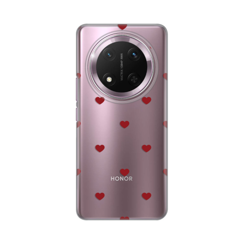 Silikonska futrola print za Huawei Honor Magic 7 lite Red Hearts.