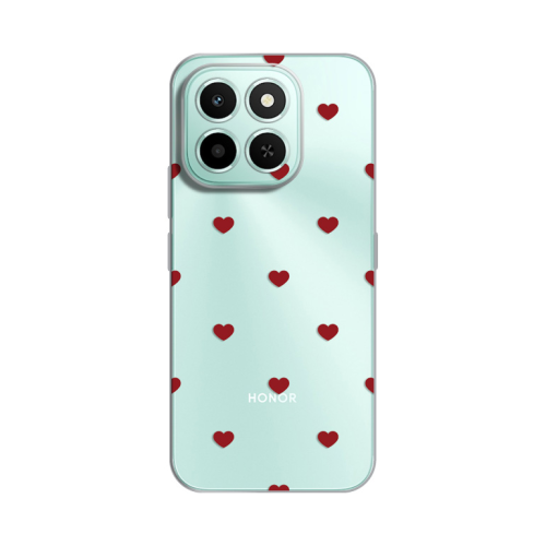 Silikonska futrola print za Huawei Honor X6c Red Hearts.