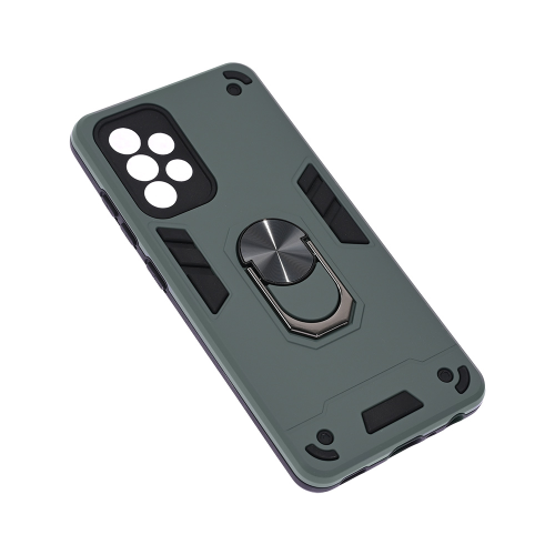 Futrola Hard Ring za Samsung A526 Galaxy A52 5G tamno siva.