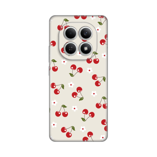 Silikonska futrola print za Xiaomi Redmi Note 15 5G Cherry and Flowers.