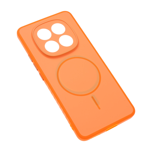 Futrola Magsafe mat Line za Xiaomi Redmi Note 15 5G narandzasta.