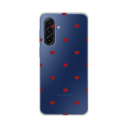 Silikonska futrola print za Samsung A175 Galaxy A17 Red Hearts.