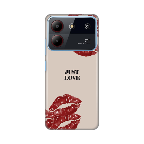 Silikonska futrola print Skin za ZTE Blade A54 Just Love.