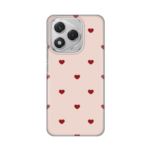 Silikonska futrola print za Huawei Honor 400 Lite Beige Hearts.