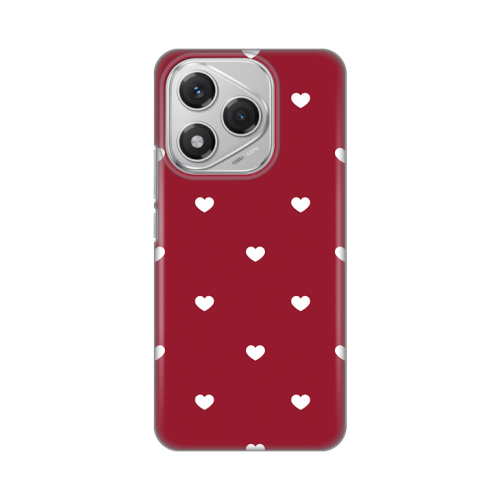 Silikonska futrola print Skin za Huawei Honor 400 Lite Burgundy Hearts.