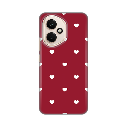 Silikonska futrola print Skin za Huawei Honor 400 Burgundy Hearts.