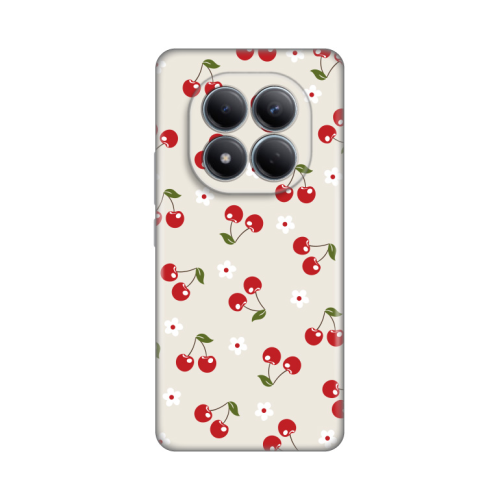Silikonska futrola print za Xiaomi Redmi Note 15 Pro 4G Cherry and Flowers.