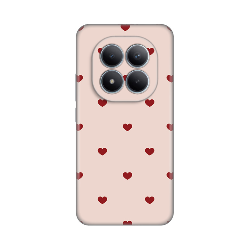 Silikonska futrola print za Xiaomi Redmi Note 15 Pro Plus 5G Beige Hearts.