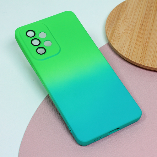 Futrola Rainbow Spring za Samsung A336 Galaxy A33 5G zeleno svetlo plava.