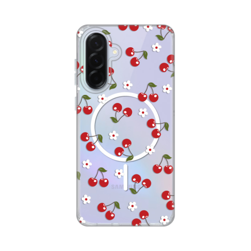 Futrola print Magsafe za Samsung A366 Galaxy A36 5G Cute Cherries.