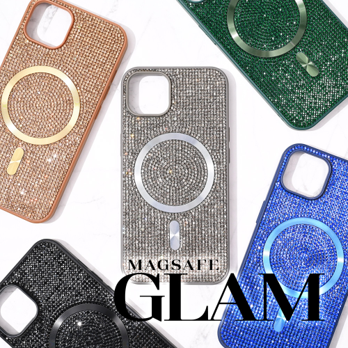 Futrola Magsafe Glam za iPhone 13 plava.