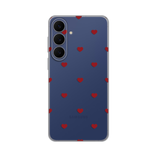 Silikonska futrola print za Samsung S731B Galaxy S25 Fe Red Hearts.