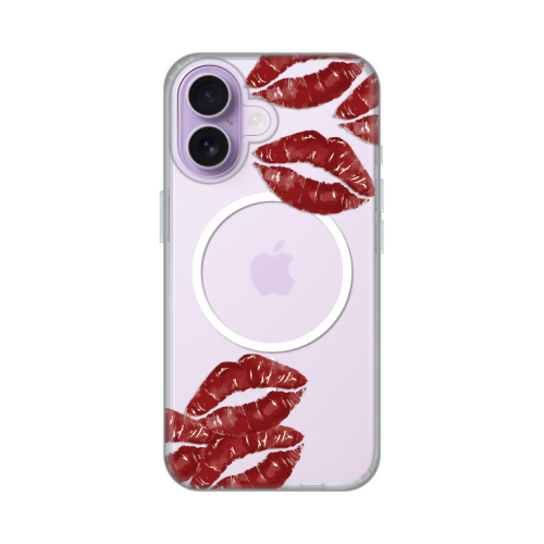 Futrola print Magsafe za iPhone 17 Kisses.