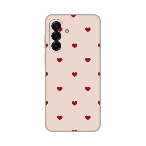 Silikonska futrola print za Samsung A175 Galaxy A17 Beige Hearts.