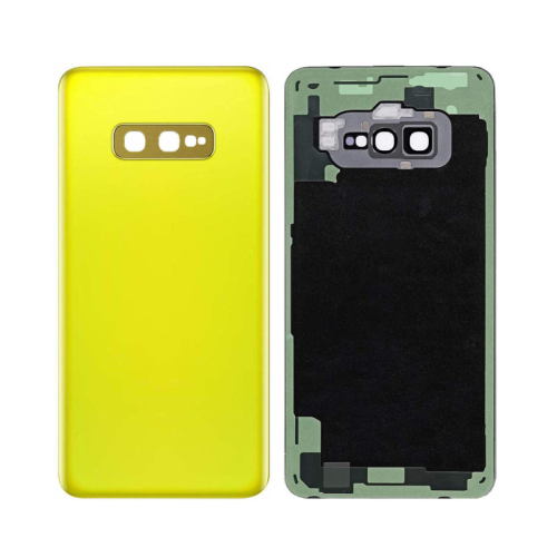 Poklopac za Samsung G970/Galaxy S10e Canary yellow + staklo kamere (NO LOGO).